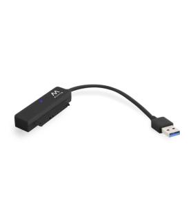 Ewent Cable Adaptador SATA a USB-C - USB-C 3.1 Gen1 - SSD/HDD de 2.5" - ABS de Alta Resistencia - Indicador LED - Color Negro
