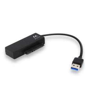 Ewent Cable Adaptador SATA a USB-C - USB-C 3.1 Gen1 - SSD/HDD de 2.5/3.5" - ABS de Alta Resistencia - Indicador LED - Color Negr