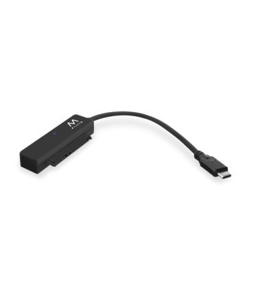 Ewent Cable Adaptador SATA a USB-C - USB-C 3.2 Gen1 - SSD/HDD de 2.5" - ABS de Alta Resistencia - Indicador LED - Color Negro