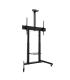 Tooq Aquiles Soporte de Suelo para Pantallas Interactivas/TV de 60 a 100" - Bandeja Multiusos - Peso Max. 120kg - Altura e Incli
