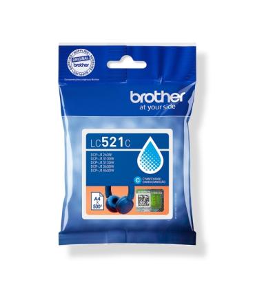 Brother LC521C Cyan Cartucho de Tinta Original - LC521C