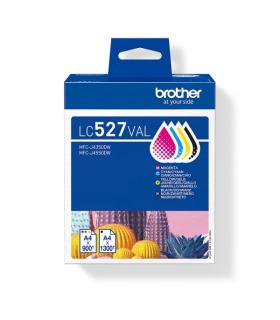 Brother LC527VAL Pack de 4 Cartuchos de Tinta Original (BK/C/M/Y) - LC527VAL