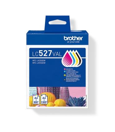 Brother LC527VAL Pack de 4 Cartuchos de Tinta Original (BK/C/M/Y) - LC527VAL