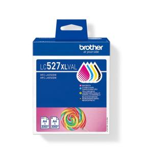 Brother LC527XLVAL Pack de 4 Cartuchos de Tinta Original (BK/C/M/Y) - LC527XLVAL