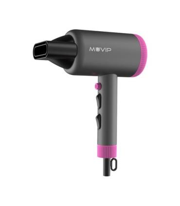 Muvip Pro Luxe Secador de Pelo 2000W - Motor DC - 2 Velocidades y 3 Temperaturas - Boton Aire Frio - Difusor de Aire - Cable 1,8