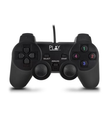 Ewent Mando/Gamepad USB - 13 Botones - 2 Palancas Analogicas - D-Pad de 8 Vias - Cable de 1.5m - Color Negro
