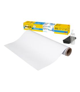 Post-It Easy Erase Pizarra Adhesiva - Forma Rectangular - 121.9x242cm - Color Blanco