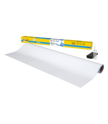 Post-It Easy Erase Pizarra Adhesiva - Forma Rectangular - 60.9Cmx91.4cm - Color Blanco