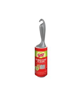 Scotch-Brite Everyday Clean Rodillo Quitapelusas Adhesivo - 30 Hojas - Color Gris