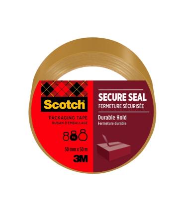 Scotch Precinto de Embalaje - 50mm x 50m - Sellado Seguro - Color Marron