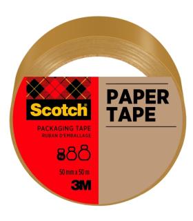 Scotch Cinta Adhesiva de Papel - 50mm x 5m - Color Marron