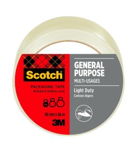 Scotch Precinto de Embalaje - 48mm x 66m - Color Transparente