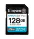 Kingston Tarjeta SDXC 128GB UHS-I U3 V30 Clase 10 200MB/s Canvas Go Plus