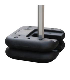 Sungarden Peso para Carpa Plegable - 8KG - Color Negro