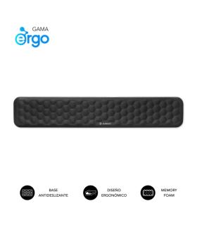 Subblim Ergo Airpadding Reposamuñecas para Teclado - Espuma Viscoelastica 65D - Tejido AirMesh Transpirable - Base Antideslizant