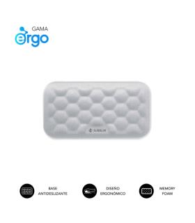 Subblim Ergo Airpadding Reposamuñecas para Raton - Espuma Viscoelastica 65D - Tejido AirMesh Transpirable - Base Antideslizante.