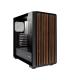 Unykach Revelat Madeira Black Caja ATX, Micro ATX, ITX - Lateral de Vidrio Templado y Frontal con Listones de Madera Natural ..