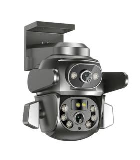 XO CR04 Camara Vigilancia WiFi - FullHD - Deteccion de Movimiento - Vision Nocturna - Sonido Bidireccional - Color Negro