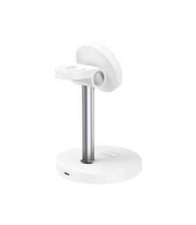 XO CX038 Cargador Inalambrico Magnetico Rapido - 15W - Sujecion Magnetica - Color Blanco