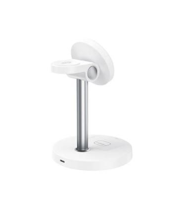 XO CX038 Cargador Inalambrico Magnetico Rapido - 15W - Sujecion Magnetica - Color Blanco