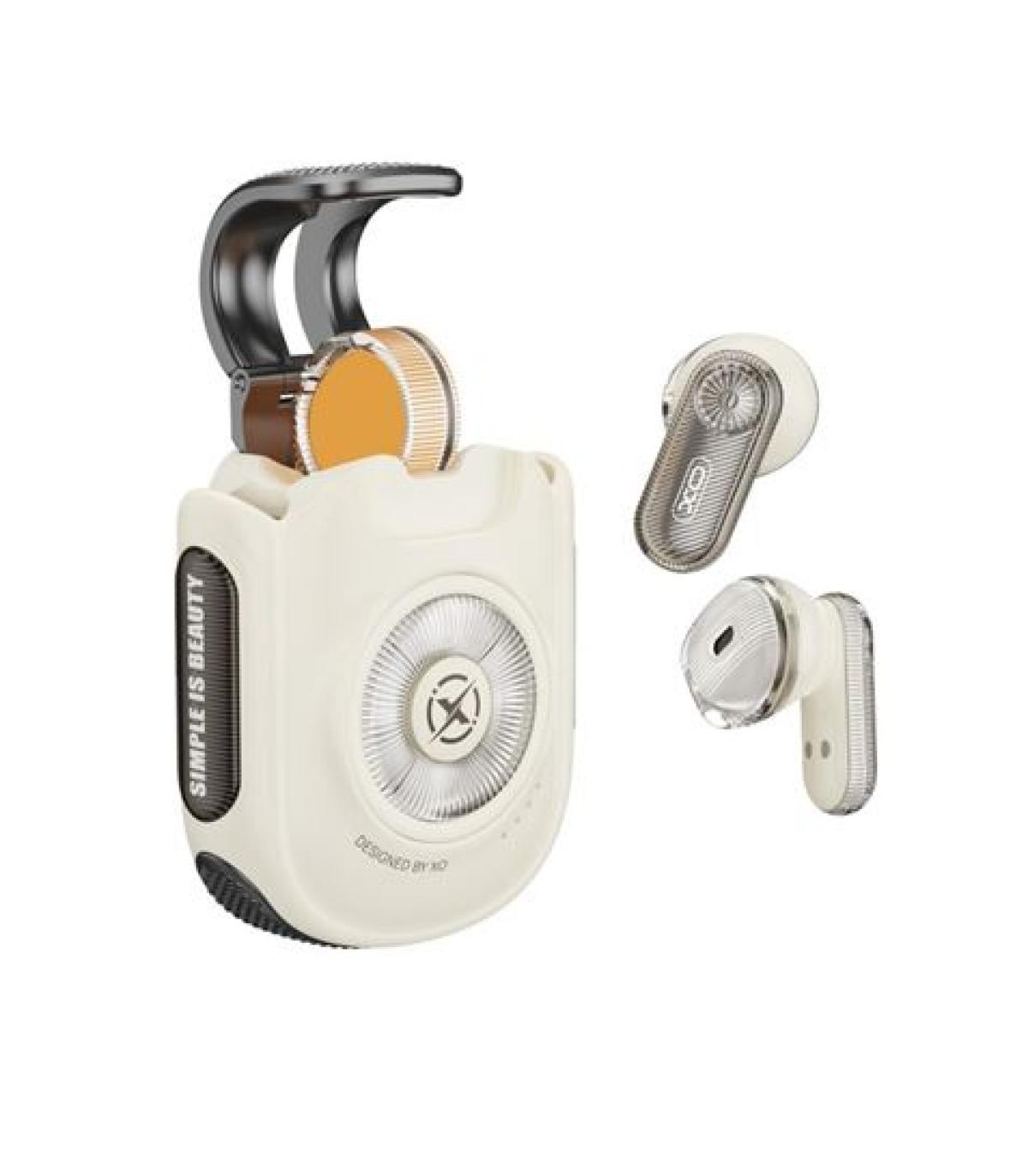 XO G39 Auriculares - Bluetooth 5.3 - TWS - Cancelacion de Ruido - Control Remoto para tus Videos y Fotos - Color Blanco