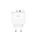 XO L138 Cargador de Pared 30W - USB-C y USB-A - Color Blanco