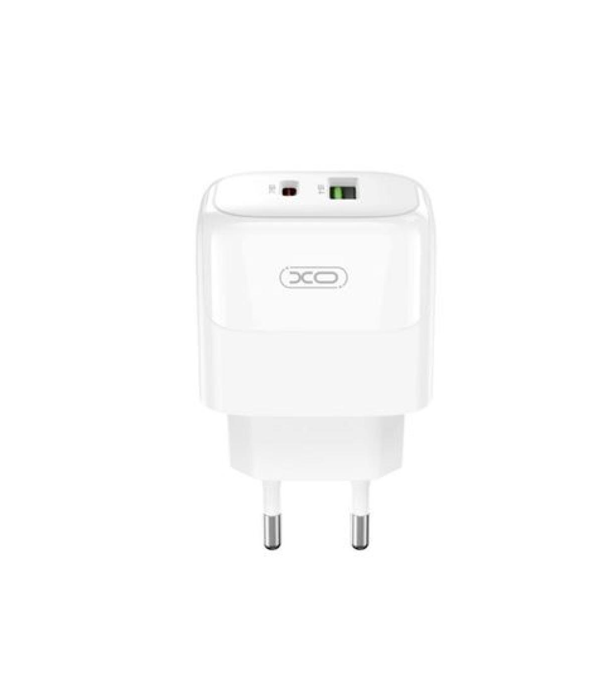 XO L138 Cargador de Pared 30W - USB-C y USB-A - Color Blanco