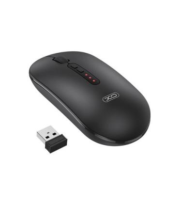 XO M13 Raton Inalambrico - Bluetooth y RF 2.4GHz - 1600DPI - Color Negro