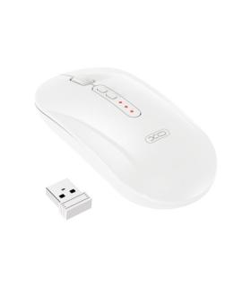 XO M13 Raton Inalambrico - Bluetooth y RF 2.4GHz - 1600DPI - Color Blanco