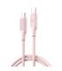 XO NBQ265B Cable USB-C Macho a USB-C Macho - 1m - 60W - Color Rosa