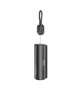 XO PR281 Mini Powerbank 5000Mah - USB-C - Linterna - Color Negro