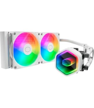 Cooler Master MasterLiquid 240 Core II Kit de Refrigeracion Liquida - ARGB - TDP 270W - Compatibilidad Universal - Color Blanco