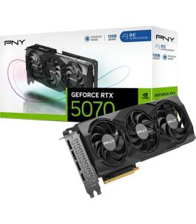 PNY GeForce RTX 5070 Tarjeta Grafica 12GB GDDR7 Triple Fan Reflex 2 AI NVIDIA DLSS4