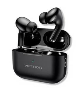Vention Echo Lite E11 Auriculares Bluetooth 5.4 con Estuche de Carga - True Wireless - 6h Autonomia - Color Negro