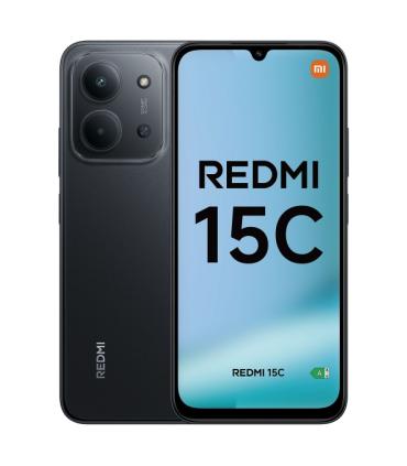 Xiaomi Redmi 15C Smartphone Pantalla 6.9" - 4GB - 128GB - Camara Principal 50MP - Bateria 6000mAh - Color Negro