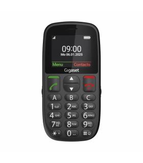 Gigaset GL395 Telefono Movil para Mayores Pantalla 2.2" - IP44 - Base de Carga - Color Negro