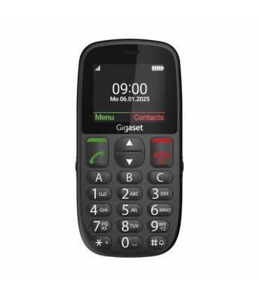 Gigaset GL395 Telefono Movil para Mayores Pantalla 2.2" - IP44 - Base de Carga - Color Negro