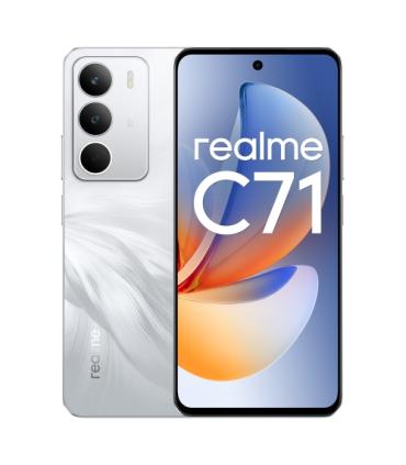 Realme C71 Smartphone Pantalla 6.67" - 8GB - 256GB - Camara 50MP - Bateria 6000mAh - Carga Rapida 45W - Color Blanco