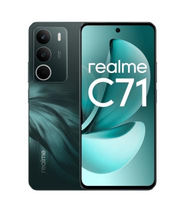 Realme C71 Smartphone Pantalla 6.67" - 8GB - 256GB - Camara 50MP - Bateria 6000mAh - Carga Rapida 45W - Color Verde