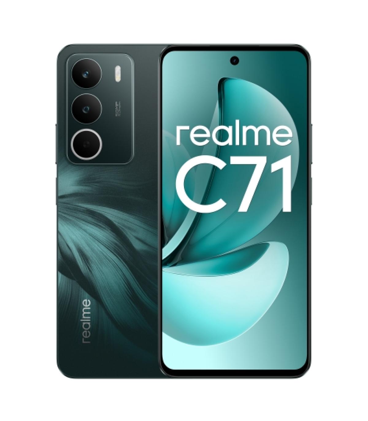 Realme C71 Smartphone Pantalla 6.67" - 8GB - 256GB - Camara 50MP - Bateria 6000mAh - Carga Rapida 45W - Color Verde