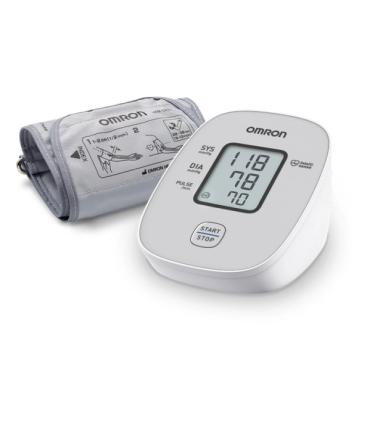 Omron M2 Basic Tensiometro de Brazo - Deteccion Latido Arritmico - Intellisense - Validacion Clinica - Color Blanco