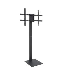 Tooq Midas Soporte de Suelo para Pantallas de 37-70" - Giro y Rotacion Regulables - Gestion de Cables - Peso Max 40kg - VESA Max