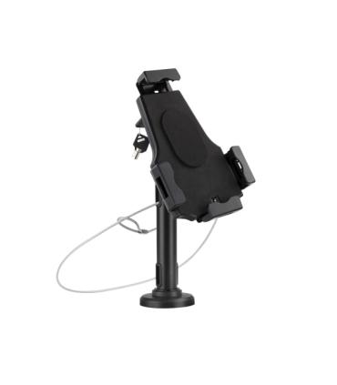 Tooq Soporte de Sobremesa y Pared Profesional Ajustable para Tablet de entre 7.9” a 10.5” - Incluye Candado Antirrobo - Organiza