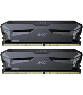 LEXAR MEMORIA ARES DDR5 6000 CL32 1.35V MEMORY WITH HEATSINK, NON-RGB LIGHTING, DUAL PACK, BLACK COLOR
