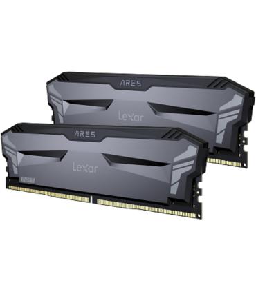 LEXAR MEMORIA ARES DDR5 6000 CL32 1.35V MEMORY WITH HEATSINK, NON-RGB LIGHTING, DUAL PACK, BLACK COLOR