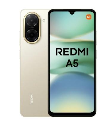 Xiaomi Redmi A5 Smartphone Pantalla 6.88" - 4GB - 128GB - Camara Principal 32MP - Bateria 5200mAh - Color Oro