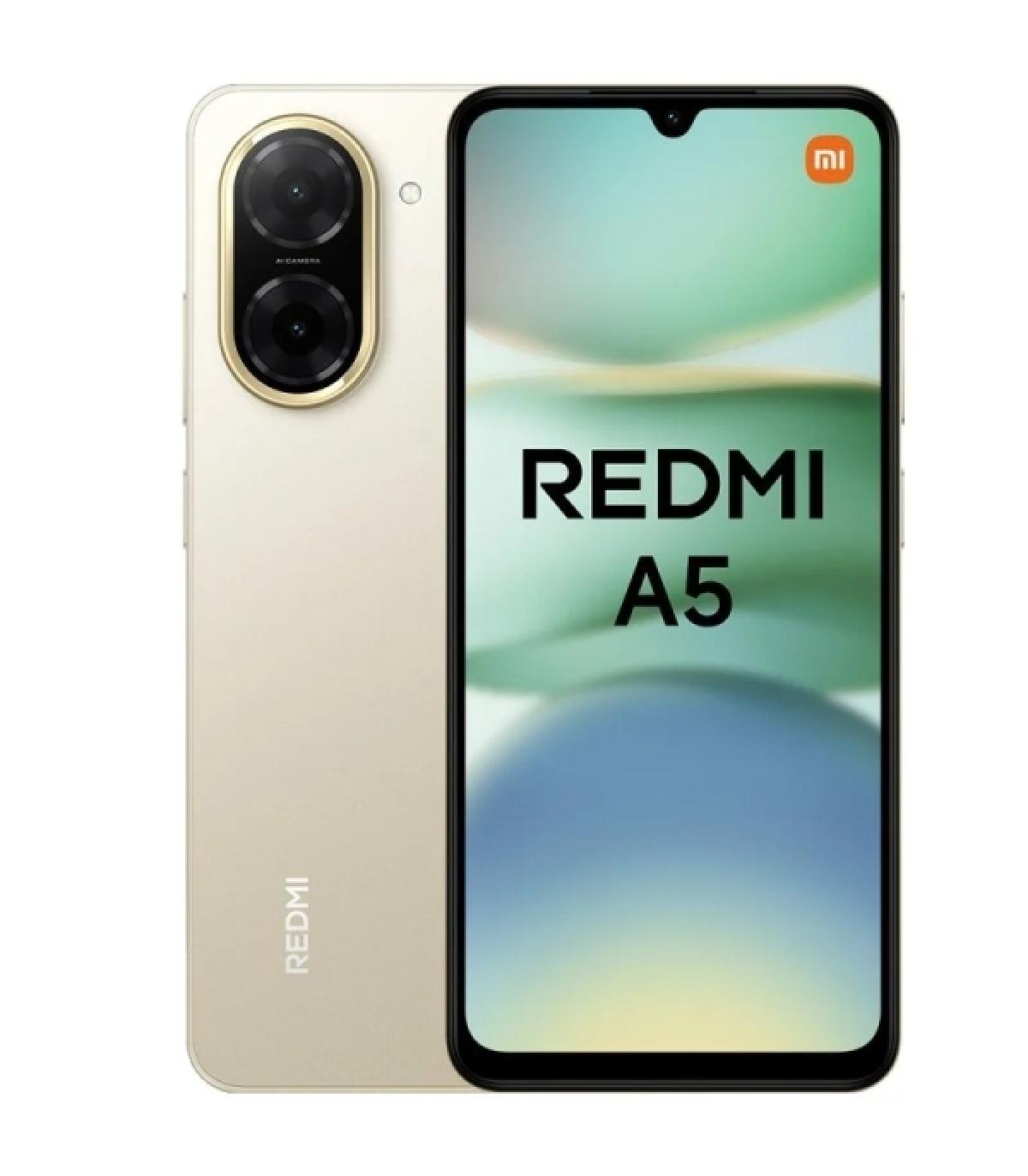 Xiaomi Redmi A5 Smartphone Pantalla 6.88" - 4GB - 128GB - Camara Principal 32MP - Bateria 5200mAh - Color Oro
