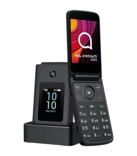TCL One Touch 4043 Telefono Movil Pantalla Principal 3.2", Secundaria 1.77" Bluetooth 5.0 - Camara 2MP - Base de Carga - Color..