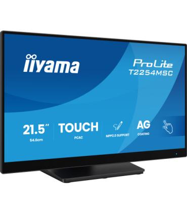 iiyama T2254MSC-B2AG pantalla para PC 54,6 cm (21.5") 1920 x 1080 Pixeles Full HD LED Pantalla táctil Negro