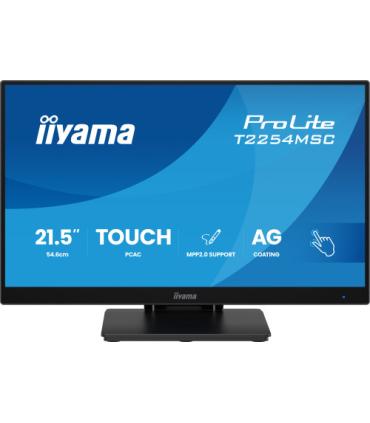 iiyama T2254MSC-B2AG pantalla para PC 54,6 cm (21.5") 1920 x 1080 Pixeles Full HD LED Pantalla táctil Negro